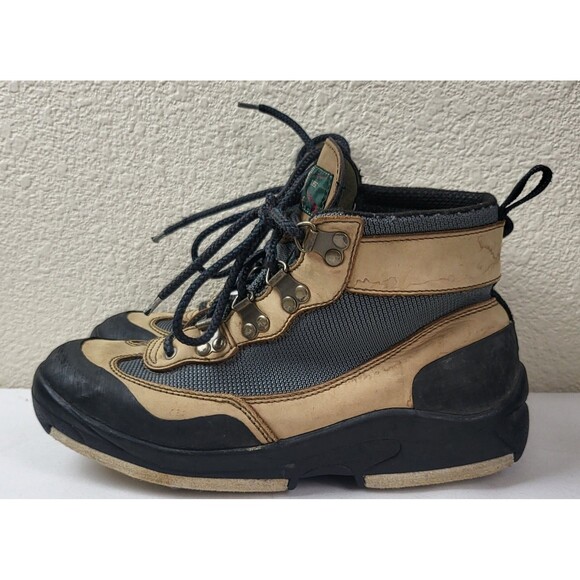 Orvis Fly Fishing Boots Mens Size 7/7.5 Wading Hunter Green Felt Soles Spiked - Picture 1 of 10